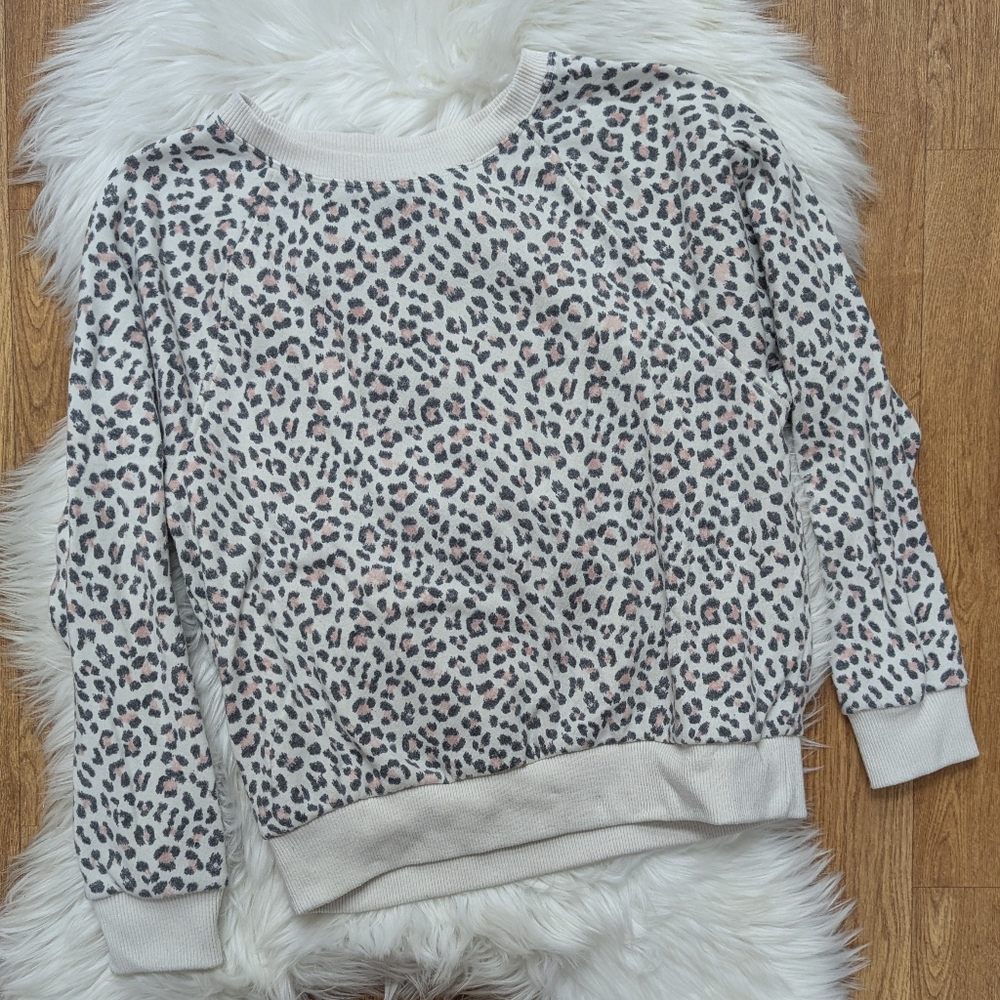 Victoria's Secret Leopard Print Sweatshirt